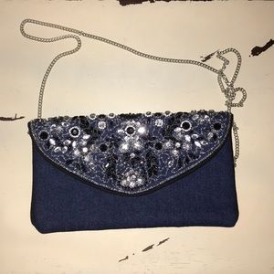 Classic Navy Blue jeans bag